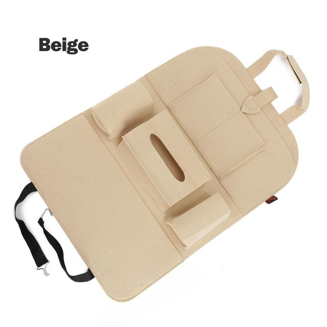 Car Back Seat Multi-Pocket Storage